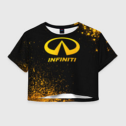 Женский топ Infiniti - gold gradient