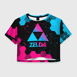 Женский топ Zelda - neon gradient