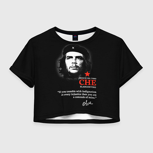 Женский топ Che Guevara автограф / 3D-принт – фото 1