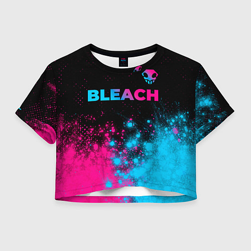 Женский топ Bleach - neon gradient: символ сверху / 3D-принт – фото 1