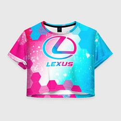 Женский топ Lexus neon gradient style