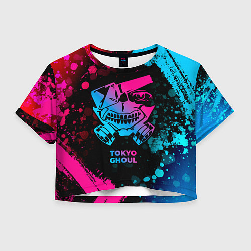 Женский топ Tokyo Ghoul - neon gradient / 3D-принт – фото 1