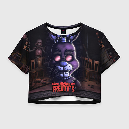 Женский топ Five Nights at Freddys Bonnie / 3D-принт – фото 1