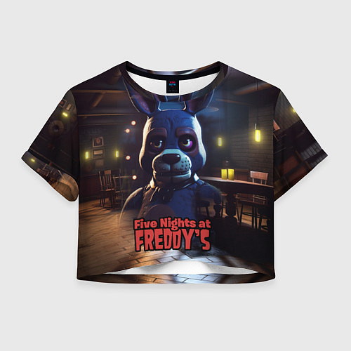 Женский топ Five Nights at Freddys Bonnie / 3D-принт – фото 1