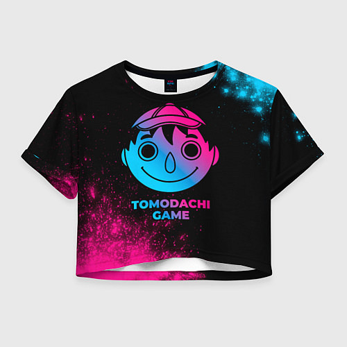 Женский топ Tomodachi Game - neon gradient / 3D-принт – фото 1