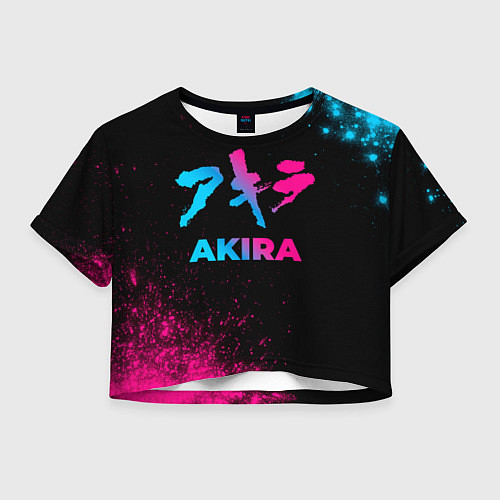 Женский топ Akira - neon gradient / 3D-принт – фото 1