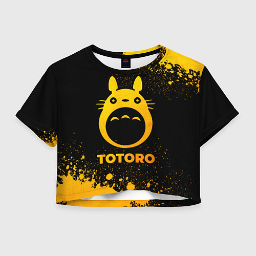 Женский топ Totoro - gold gradient / 3D-принт – фото 1