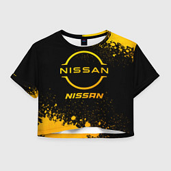 Женский топ Nissan - gold gradient