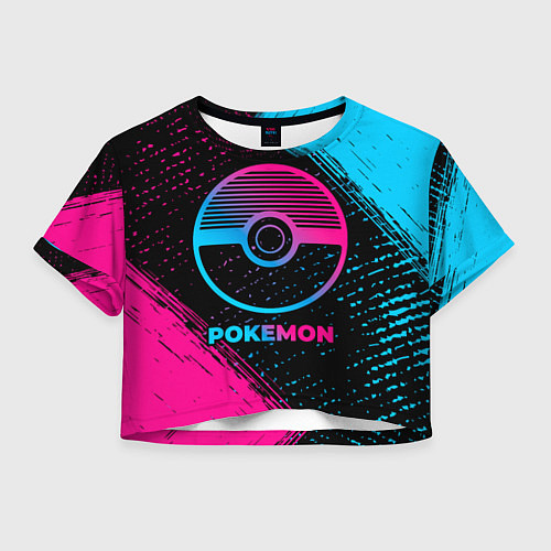 Женский топ Pokemon - neon gradient / 3D-принт – фото 1