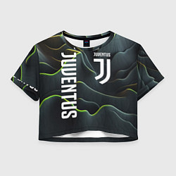 Женский топ Juventus dark green logo