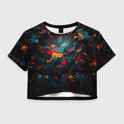 Женский топ Мрачный камуфляж / 3D-принт – фото 1