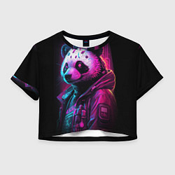 Женский топ Panda cyberpunk