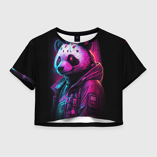 Женский топ Panda cyberpunk / 3D-принт – фото 1