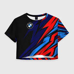 Женский топ BMW - m colors and black