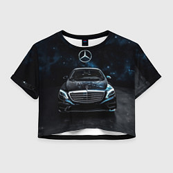Женский топ Mercedes Benz space background