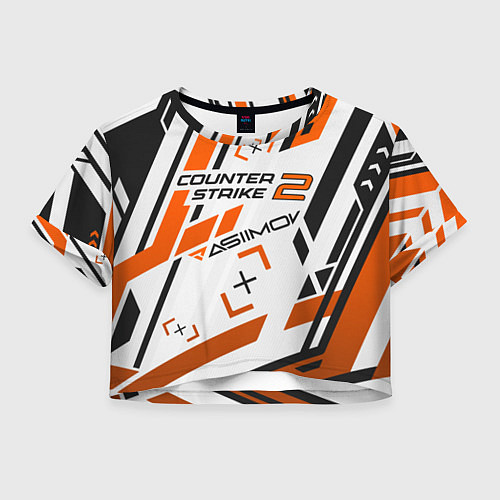 Женский топ КС 2 Asiimov / 3D-принт – фото 1