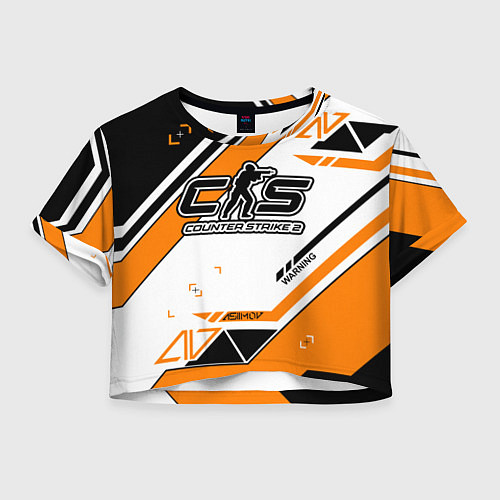 Женский топ CS 2 Азимов скин / 3D-принт – фото 1