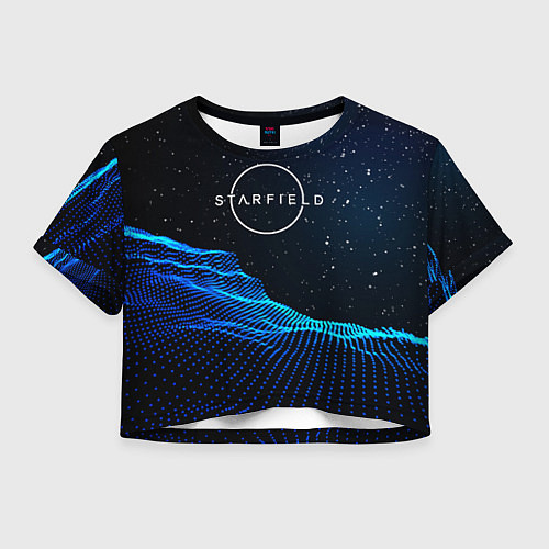 Женский топ Space logo Starfield / 3D-принт – фото 1