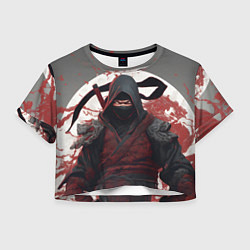 Женский топ Слепой воин ниндзя