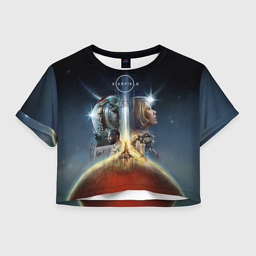 Женский топ Starfield characters / 3D-принт – фото 1