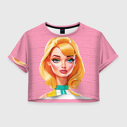Женский топ Нейросеть - Барби аниме / 3D-принт – фото 1