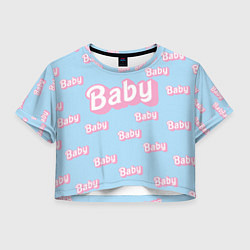 Женский топ Baby - Barbie style: blue pattern