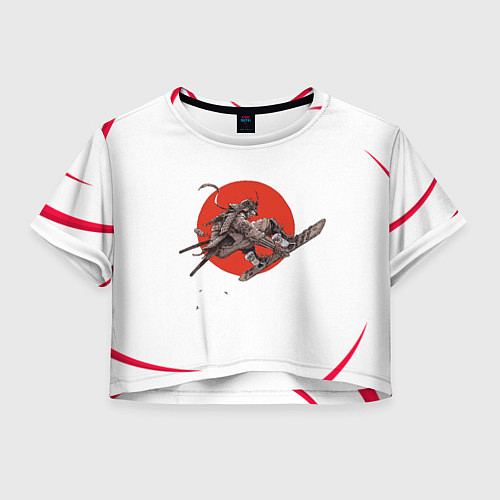 Женский топ Кибер-самурай / 3D-принт – фото 1