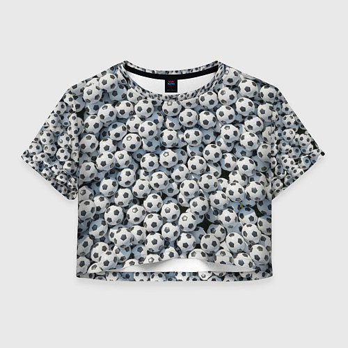 Женский топ Узор с мячиками / 3D-принт – фото 1
