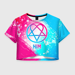 Женский топ HIM neon gradient style