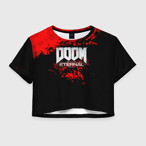 Женский топ Doom blood game / 3D-принт – фото 1