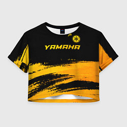 Женский топ Yamaha - gold gradient: символ сверху