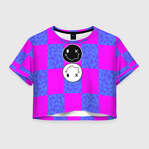 Женский топ Smile chaos / 3D-принт – фото 1