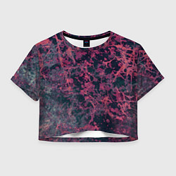 Женский топ Абстракция - аметистовый ирис