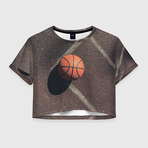 Женский топ Мяч баскетбольный / 3D-принт – фото 1