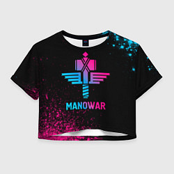 Женский топ Manowar - neon gradient