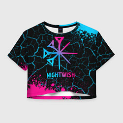 Женский топ Nightwish - neon gradient