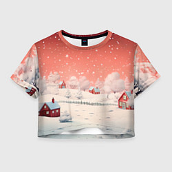 Женский топ Волшебство новогодней ночи