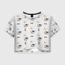 Женский топ Гусь и фигуры