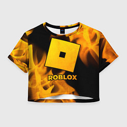 Женский топ Roblox - gold gradient