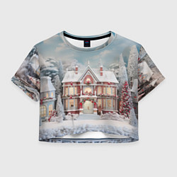 Женский топ Звездное кружево новогодней ночи