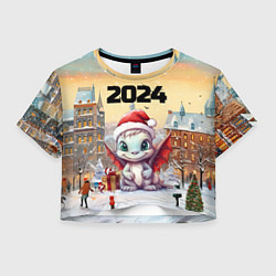 Женский топ Дракон новогодней ночи 2024