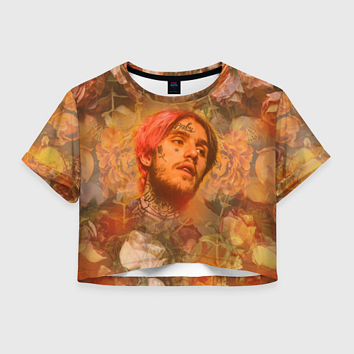 Женский топ Lil Peep розы / 3D-принт – фото 1