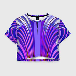 Женский топ Фиолетовые линии и полосы