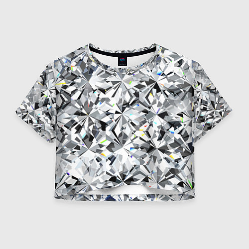 Женский топ Магия бриллиантового мерцания / 3D-принт – фото 1