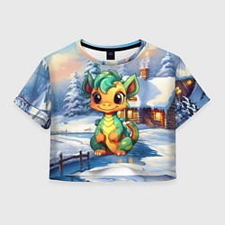 Женский топ Крошечный дракон зимы 2024