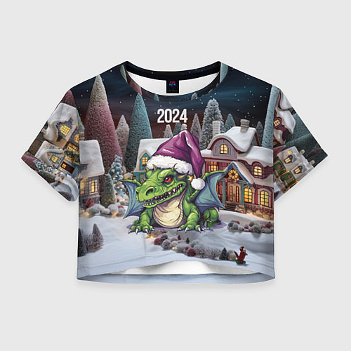 Женский топ Дракоша 2024 / 3D-принт – фото 1