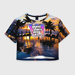 Женский топ Grand theft auto 6 vice city