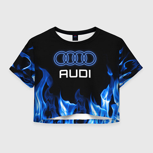 Женский топ Audi neon art / 3D-принт – фото 1