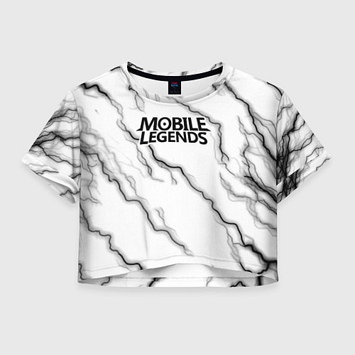 Женский топ Mobile legends молнии / 3D-принт – фото 1