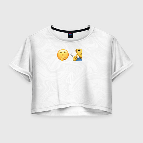 Женский топ Мьюнинг эмодзи / 3D-принт – фото 1